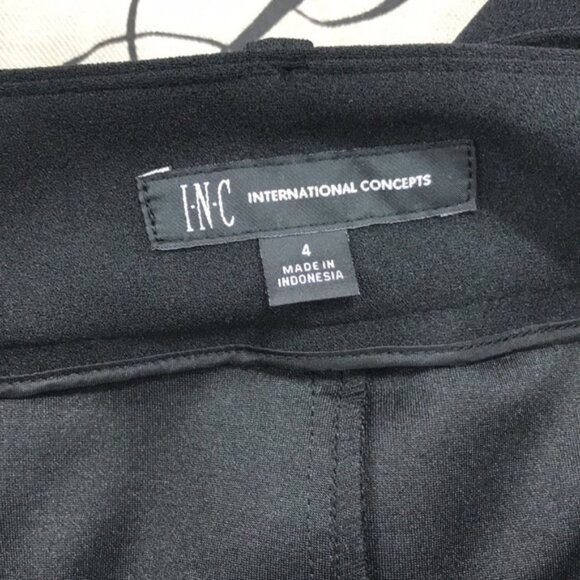 INC International Concepts Utility Pocket Wide-Leg Pants - Picture 3 of 9